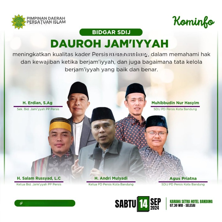 Dauroh Jamiyyah SDIJ PD PERSIS Kabupaten Serang